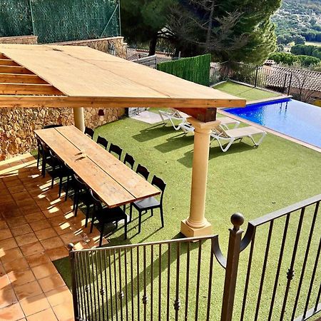 Casa Mas Ambros Con Piscina Desbordante Villa Calonge  Exteriör bild