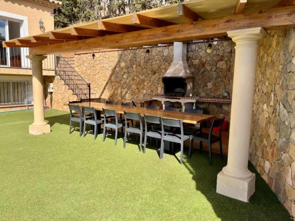 Casa Mas Ambros Con Piscina Desbordante Villa Calonge  Exteriör bild