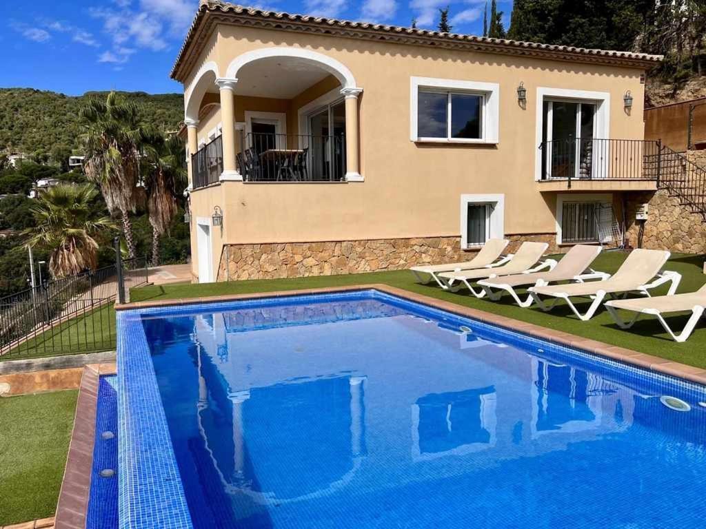 Casa Mas Ambros Con Piscina Desbordante Villa Calonge  Exteriör bild