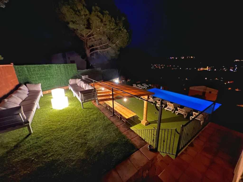 Casa Mas Ambros Con Piscina Desbordante Villa Calonge  Exteriör bild